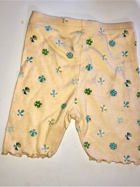 Gymboree Yellow bottoms with green and blue beach ball pattern children’s size 5